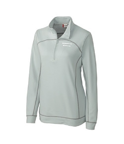 LSI-HELSA HALF ZIP LIGHT GREY JACKET LADIES 