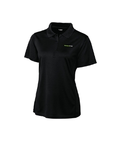 CLIQUE ICE PIQUE BLACK POLO LADIES 