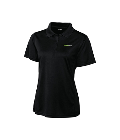CLIQUE ICE PIQUE BLACK POLO LADIES - LQK00021BLACK