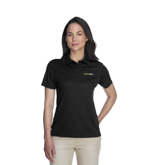 CORE 365 BLACK POLO LADIES - 78181_BLACK