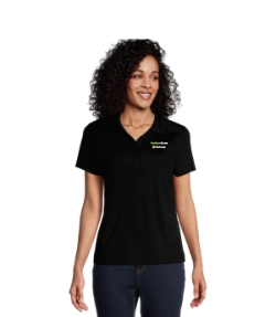 LSI- KNOSS ICON BLACK POLO LADIES 