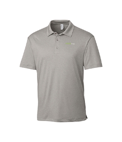 CLIQUE ACTIVE LIGHT GREY POLO MENS 
