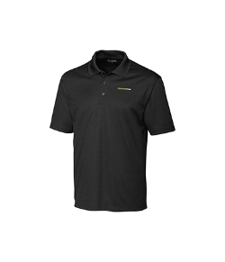 SPIN ECO BLACK POLO MENS 