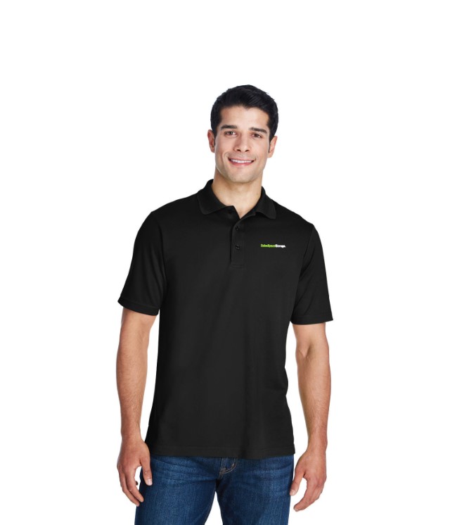 TALL CORE 365 BLACK POLO MENS - 88181_BLACK_T