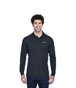 CORE 365 LONG SLEEVE CARBON POLO MENS 