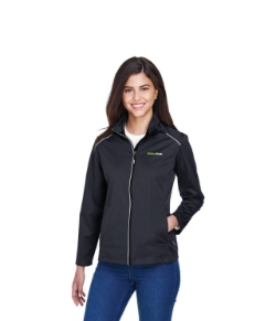 CORE 365 LITE SHELL BLACK JACKET LADIES 