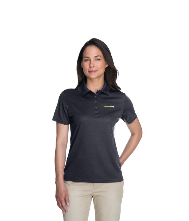 UNISEX DIAMOND JACQUARD GRAPHITE POLO (ESS) - K569GRAPHITE