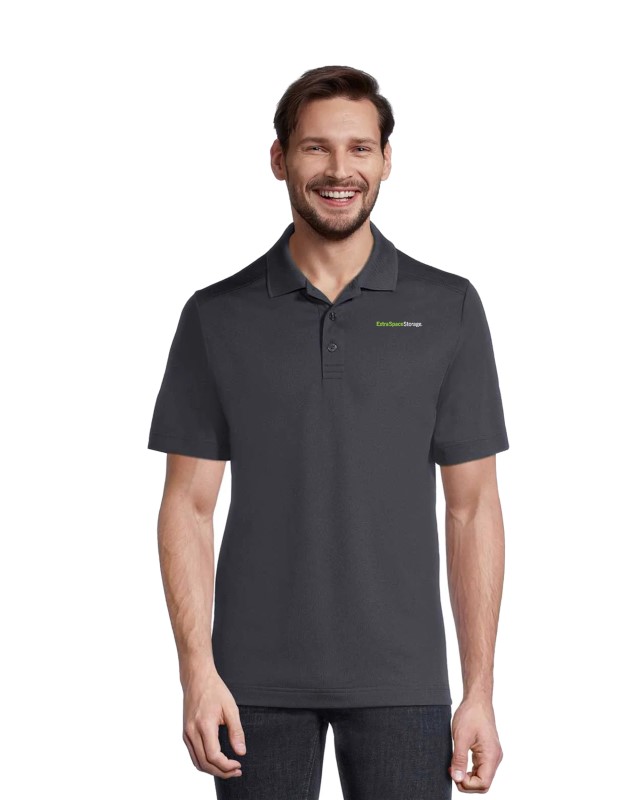 KNOSS SNAG PROOF CARBON POLO MENS - KN2001_CRB