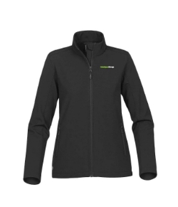 ORBITER SOFTSHELL BLK/CARBON JACKET LADIES 