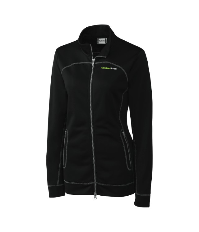 HELSA FULL ZIP BLACK JACKET LADIES - LQK00030BLACK