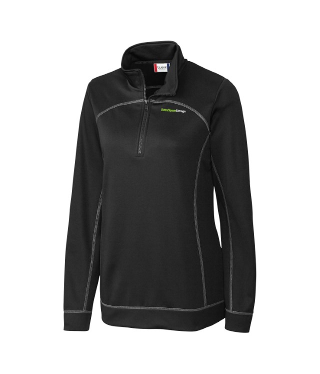 HELSA HALF ZIP BLACK JACKET LADIES - LQK00040BLACK