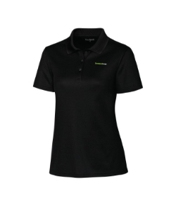 SPIN ECO BLACK POLO LADIES 