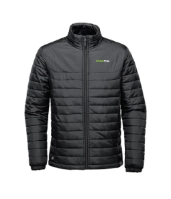 NAUTILUS QUILTED BLACK COAT MENS 