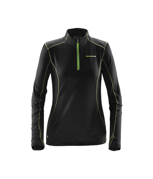 PULSE FLEECE BLACK KIWI PULLOVER LADIES - TFW-1W_BLKKW