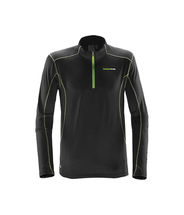 PULSE FLEECE BLACK KIWI PULLOVER MENS - TFW-1_BLKKW