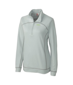 HELSA HALF ZIP LIGHT GREY JACKET LADIES 