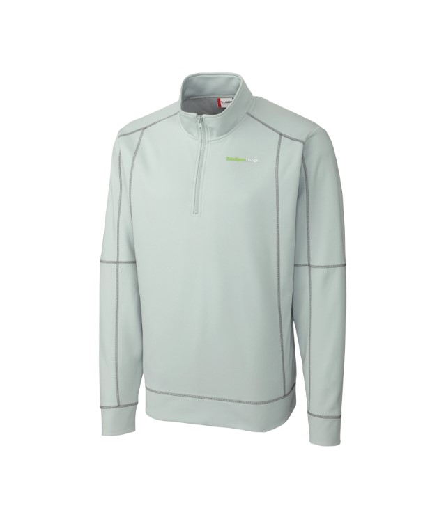 HELSA HALF ZIP LIGHT GREY JACKET MENS - MQK00049LTGREY
