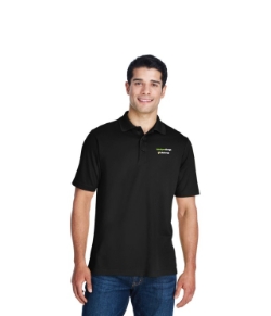 LSI- CORE 365 BLACK POLO MENS 