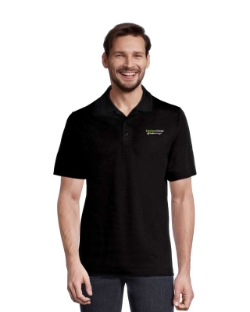 LSI- KNOSS SNAG PROOF BLACK POLO MENS 